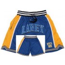 Men's Laney High School Bucs #23 Michael Jordan Blue Just Don Shorts