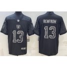 Men's Las Vegas Raiders #13 Hunter Renfrow Limited Black RFLCTV Jersey