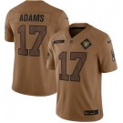 Men's Las Vegas Raiders #17 Davante Adams Limited Brown 2023 Salute To Service Jersey