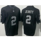 Men's Las Vegas Raiders #2 Ashton Jeanty Limited Black FUSE Vapor Jersey
