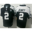 Men's Las Vegas Raiders #2 Ashton Jeanty Limited Black Thanksgiving FUSE Vapor Jersey