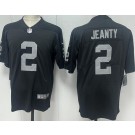 Men's Las Vegas Raiders #2 Ashton Jeanty Limited Black Vapor Jersey