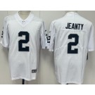 Men's Las Vegas Raiders #2 Ashton Jeanty Limited White Vapor Jersey