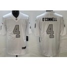 Men's Las Vegas Raiders #4 Aidan O'Connell Limited White Rush Color Jersey