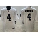 Men's Las Vegas Raiders #4 Aidan O'Connell Limited White Vapor Jersey