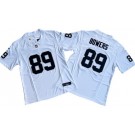 Men's Las Vegas Raiders #89 Brock Bowers Limited White FUSE Vapor Jersey