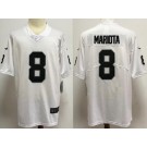 Men's Las Vegas Raiders #8 Marcus Mariota Limited White Vapor Untouchable Jersey