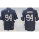 Men's Las Vegas Raiders #94 Christian Wilkins Limited Black Vapor Jersey