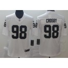 Men's Las Vegas Raiders #98 Maxx Crosby Limited White Vapor Untouchable Jersey
