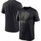 Men's Las Vegas Raiders Black 2020 Salute To Service T Shirt 310