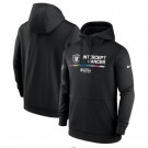 Men's Las Vegas Raiders Black 2022 Crucial Catch Therma Performance Pullover Hoodie