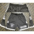 Men's Las Vegas Raiders Black 2023 Just Don Shorts