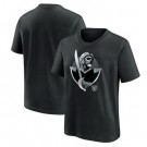 Men's Las Vegas Raiders Black 2024 Draft Illustrated T Shirt