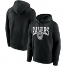 Men's Las Vegas Raiders Black Gridiron Classics Campus Standard Pullover Hoodie