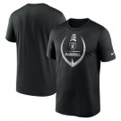 Men's Las Vegas Raiders Black Icon Legend Performance T Shirt