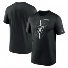Men's Las Vegas Raiders Black Legend Icon Performance T Shirt