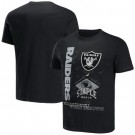 Men's Las Vegas Raiders Black NFL x Staple World Renowned T Shirt
