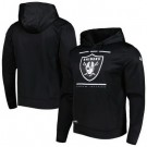 Men's Las Vegas Raiders Black Printed Pullover Hoodie 302501