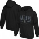 Men's Las Vegas Raiders Black Printed Pullover Hoodie 302503