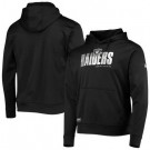 Men's Las Vegas Raiders Black Printed Pullover Hoodie 302631