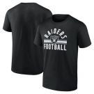 Men's Las Vegas Raiders Black Standard Arch Stripe T Shirt