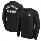 Men's Las Vegas Raiders Black Super Soft Long Sleeve T Shirt