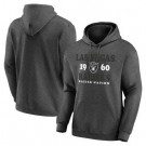 Men's Las Vegas Raiders Gray Fierce Competitor Pullover Hoodie