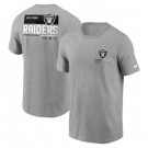 Men's Las Vegas Raiders Gray Team Incline T Shirt