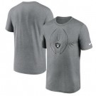 Men's Las Vegas Raiders Heathered Charcoal Legend Icon T-Shirt