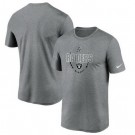 Men's Las Vegas Raiders Heathered Gray Icon Performance T-Shirt