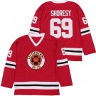 Men's Letterkenny Irish #69 Shoresy Red Hockey Jersey