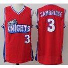 Men's Like Mike LA Knight #3 Calvin Cambridge Red Basketball Jersey