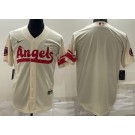 Men's Los Angeles Angels Blank Cream 2022 City Connect Cool Base Jersey