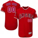Men's Los Angeles Angels Customized Red FlexBase Jersey