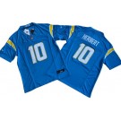 Men's Los Angeles Chargers #10 Justin Herbert Limited Powder Blue FUSE Vapor Jersey