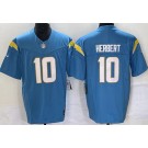 Men's Los Angeles Chargers #10 Justin Herbert Limited Powder Blue FUSE Vapor Jersey