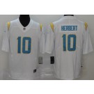 Men's Los Angeles Chargers #10 Justin Herbert Limited White 2020 Vapor Untouchable Jersey