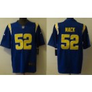 Men's Los Angeles Chargers #52 Khalil Mack Limited Royal Vapor Jersey