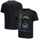 Men's Los Angeles Chargers Black NFL x Staple World Renowned T Shirt
