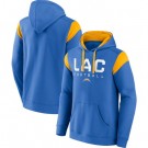 Men's Los Angeles Chargers Blue Call The Shot Pullover Hoodie