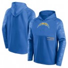 Men's Los Angeles Chargers Blue Shade Defender Raglan Pullover Hoodie