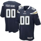 Men's Los Angeles Chargers Customized Game Navy Jersey
