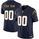 Men's Los Angeles Chargers Customized Limited Navy FUSE Vapor Jersey