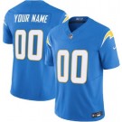 Men's Los Angeles Chargers Customized Limited Powder Blue FUSE Vapor Jersey