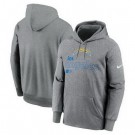 Men's Los Angeles Chargers Gray Performance Pullover Hoodie