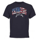 Men's Los Angeles Chargers Printed T Shirt 1713