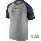 Men's Los Angeles Chargers Printed T Shirt 1731