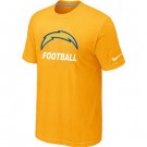Men's Los Angeles Chargers Printed T Shirt 1735
