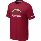 Men's Los Angeles Chargers Printed T Shirt 1736