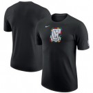 Men's Los Angeles Clippers Black 2022 City Edition Essential Warmup T-Shirt